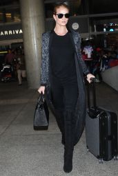 Rosie Huntington-Whiteley at LAX Airport in LA 11/3/ 2016 