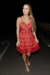 Sam Faiers Arrives at a Christmas Party in Essex 11/25/ 2016
