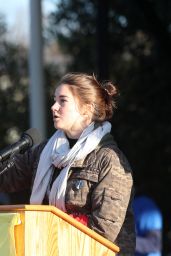 Shailene Woodley - March on Blocking The Dakota Access Pipeline, Washington, DC 11/27/ 2016