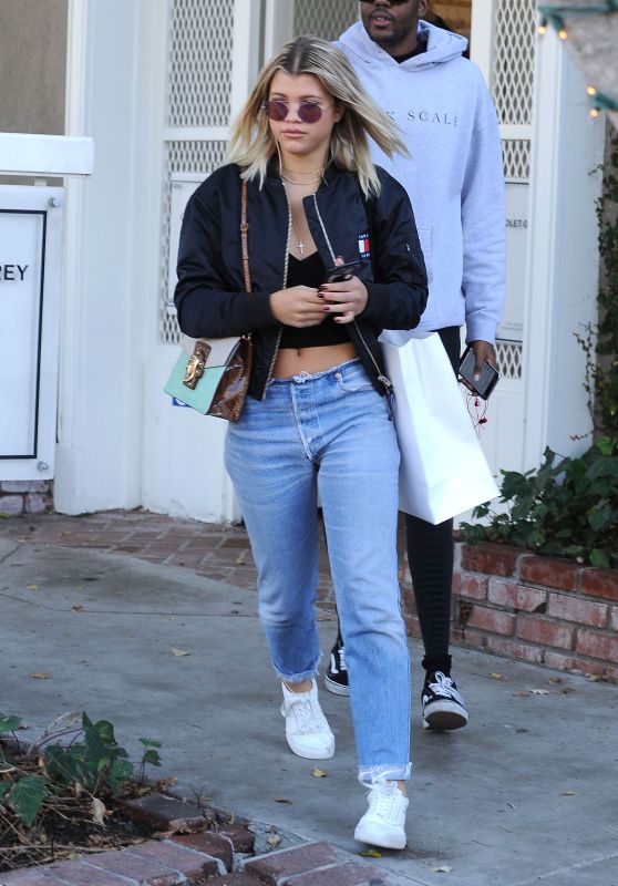 Sofia Richie in Jeans - Shopping in West Hollywood 11/21/ 2016 