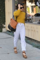 Vanessa Hudgens Casual Style -  Kate Somerville in West Hollywood 11/16/ 2016 