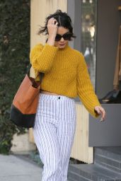 Vanessa Hudgens Casual Style -  Kate Somerville in West Hollywood 11/16/ 2016 
