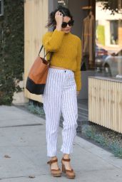 Vanessa Hudgens Casual Style -  Kate Somerville in West Hollywood 11/16/ 2016 