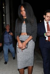 Venus Williams - Dines at Catch Restaurant in West Hollywood, November 2016
