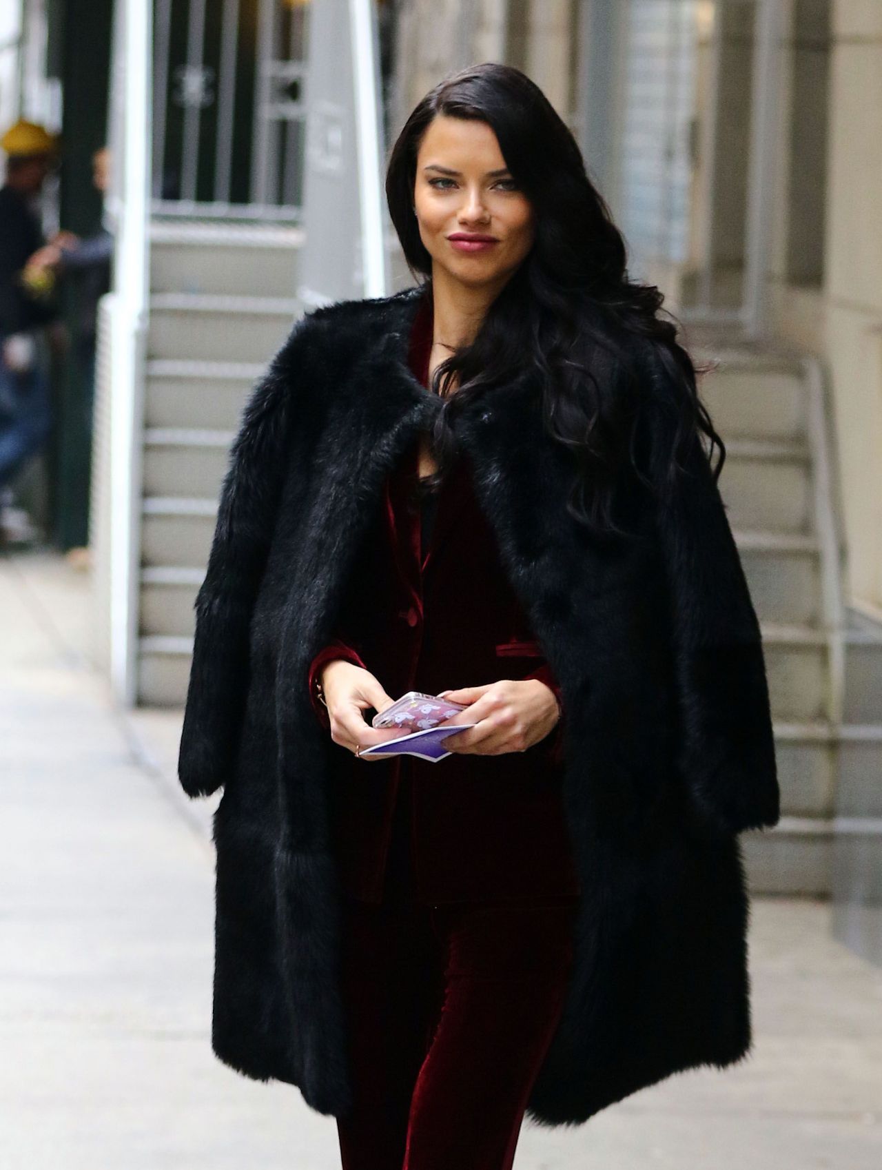Adriana Lima - Arriving to 'The Wendy Williams Show' in New York, 12/5 ...