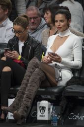 Adriana Lima at Brooklyn Nets vs Los Angeles Lakers at Barclays Center in NY 12/14/ 2016