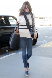 Alessandra Ambrosio Travel Style - Arrives at the Los Angeles International Airport 12/17/ 2016
