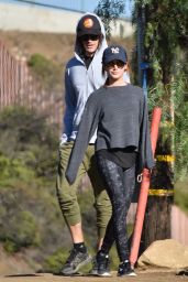 Ashley Tisdale in Tights - Hiking in LA, December 2016 