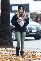 Ashley Tisdale - Leaving Pilates Class in Los Angeles 12/17/ 2016