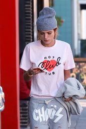 Bella Thorne - Visits a Tanning Salon in Los Angeles 12/27/ 2016