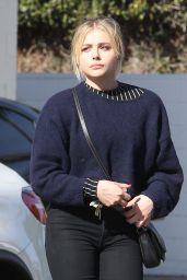 Chloe Moretz - Fills Up Her SUV Before Stopping by a Hair Salon in Hollywood 12/2/ 2016