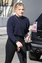 Chloe Moretz - Fills Up Her SUV Before Stopping by a Hair Salon in Hollywood 12/2/ 2016