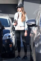 Chrissy Teigen Goes Brunette and Gets Long Hair Extensions - Los Angeles 12/20/ 2016