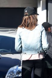 Chrissy Teigen Goes Brunette and Gets Long Hair Extensions - Los Angeles 12/20/ 2016