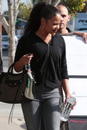 Christina Milian Street Style - Out for a Few Errands in Los Angeles 12/1/ 2016