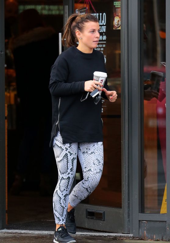Coleen Rooney - Stops Off For a Coffee on the Go at Her Local Costa in Wilmslow Cheshire 12/30/ 2016