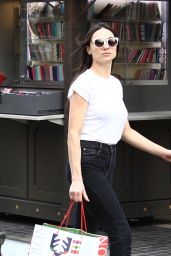 Crystal Reed - Holiday Shopping in Grove in Los Angeles 12/20/ 2016