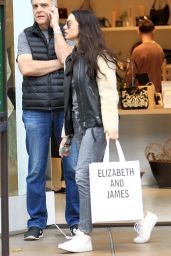 Crystal Reed - Shopping at Elizabeth And James at The Grove in Hollywood 12/21/ 2016