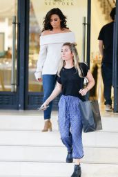 Demi Lovato - Leaving Barneys New York With a Friend in Beverly Hills 12/7/2016