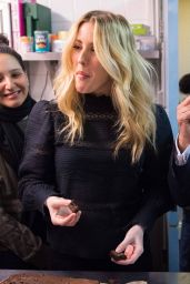 Ellie Goulding - Visits Homeless Project for Women in London 12/16/ 2016 