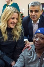Ellie Goulding - Visits Homeless Project for Women in London 12/16/ 2016 