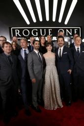 Felicity Jones – ‘Rogue One: A Star Wars Story’ Premiere in Hollywood 12/10/ 2016