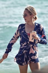 Hayden Panettiere at the Beach in Miami 12/1/ 2016 