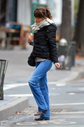 Helena Christensen - Bundles Up in New York City, December 2016