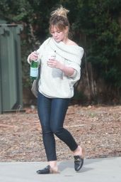 Hilary Duff at a Fire Department in Studio City 12/5/ 2016 