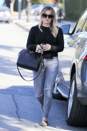 Hilary Duff in Jeans  - Shopping in Beverly Hills, CA 12/2/ 2016