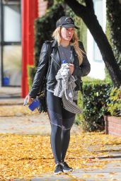 Hilary Duff in Spandex - Shopping at Gucci in Beverly Hills 12/15/ 2016 