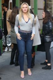 Iskra Lawrence in Tight Geans - at The Aerie Pop-Up Shop in NYC 12/15/ 2016