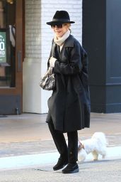 Jane Fonda - Shops With Her Dog at The Grove in Los Angeles 12/24/ 2016