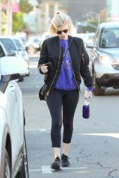 Kate Mara in Leggings - Out in Los Angeles, CA 12/20/ 2016