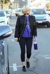 Kate Mara in Leggings - Out in Los Angeles, CA 12/20/ 2016