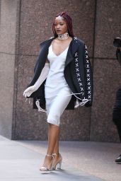 Keke Palmer is Looking All Stylish - Leaving a Building in Midtown New York 12/15/ 2016