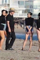 Kendall Jenner - Photoshoot Set in Malibu, December 2016