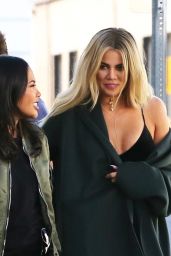 Khloe Kardashian - Visiting her Good American Denim Factory in LA, November 2016