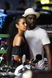 Kim Porter With P Diddy in St. Barth, December 2016