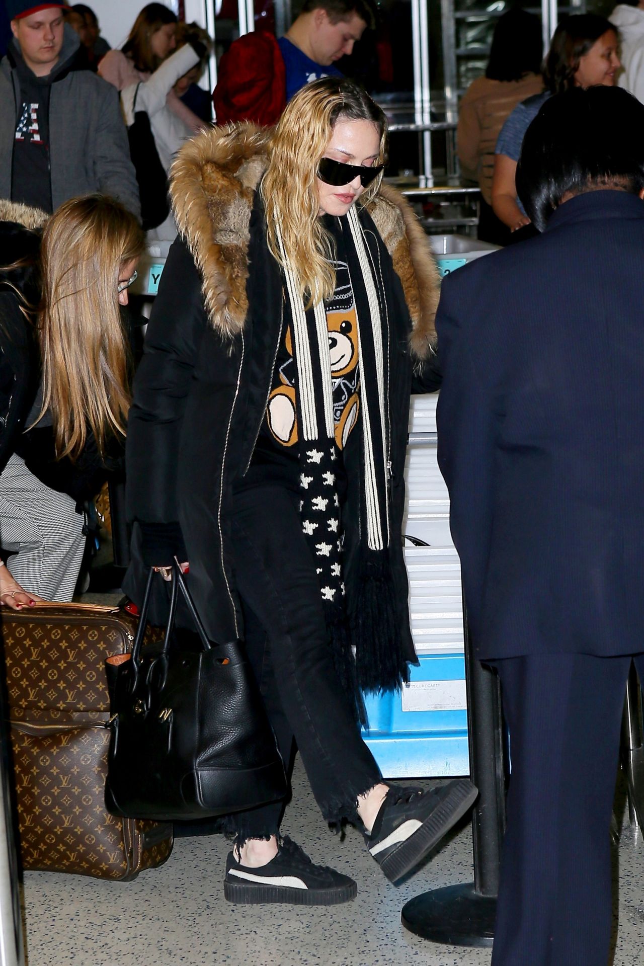 Madonna at JFK Airport in New York 12/20/ 2016