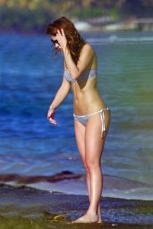 Maria Menounos in Bikini at the Beach in Mexico 12/29/ 2016