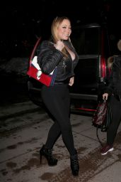 Mariah Carey - Out For Dinner in Aspen, Colorado 12/21/ 2016