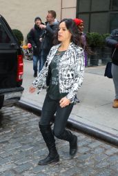 Michelle Rodriguez - Departing Form her New York City Hotel 12/12/ 2016