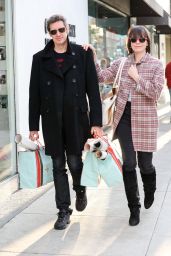 Milla Jovovich Shopping at Paper Source Ahead of Christmas in the 90210, Beverly Hills 12/22/ 2016