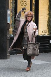 Parker Posey - Bundles Up While Out in Manhattan