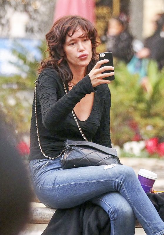 Paz de la Huerta - Takes a Selfie While Out Shopping in West Hollywood 12/24/ 2016