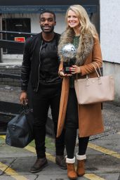 Portia Oduba and Ore Oduba - Leaves the ITV Studios in London 12/23/ 2016