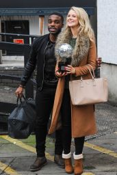 Portia Oduba and Ore Oduba - Leaves the ITV Studios in London 12/23/ 2016