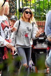 Sarah Hyland at the Happiest Place on Earth, Disneyland in Los Angeles 12/27/ 2016