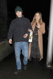 Suki Waterhouse - Attends a Carol Service with Her Brother Charlie in London 12/12/ 2016